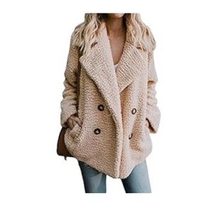 Fuzzy fleece jacket. Comes from smoke/pet free home.